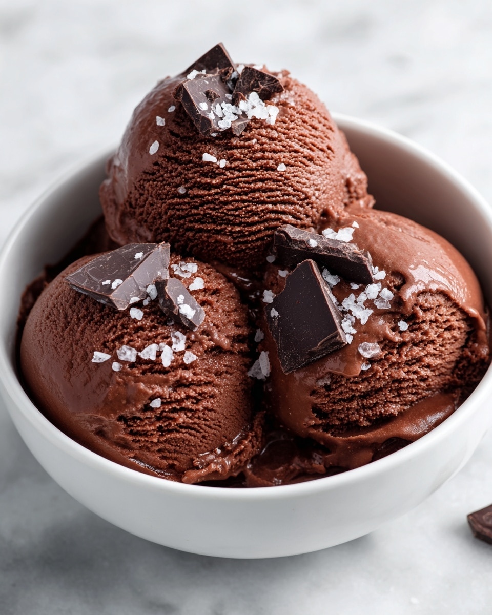 The Best Homemade Chocolate Ice Cream Ever (Ultra-Creamy & Dreamy!) Recipe - Recipe Image