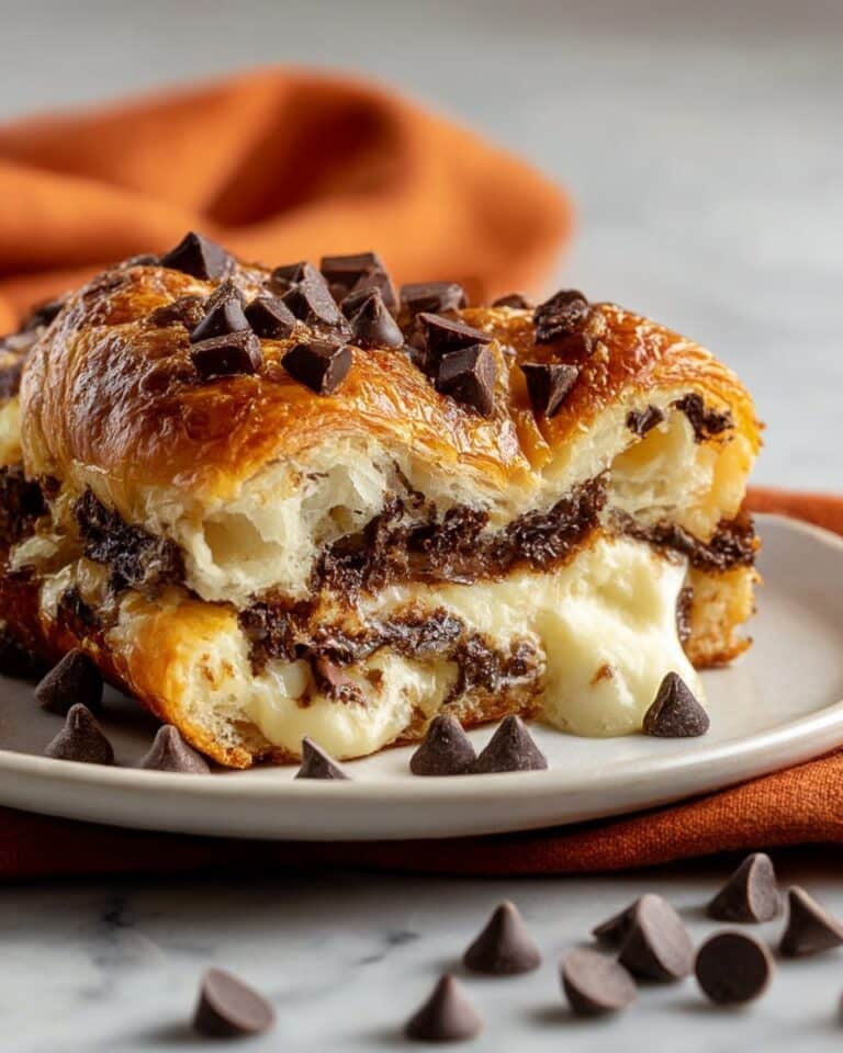 Decadent Chocolate & Cream Cheese Bread Pudding Recipe