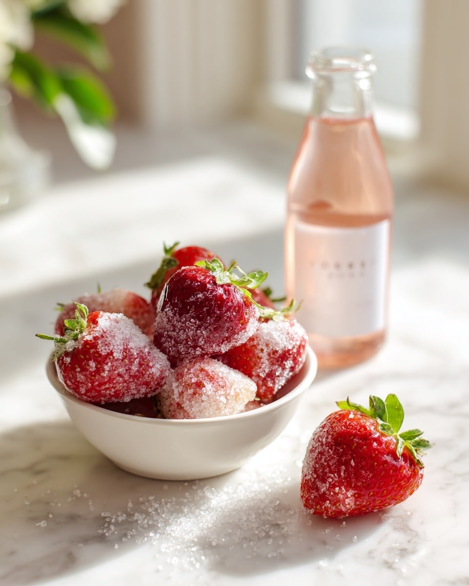 Drunken Strawberries Recipe - Recipe Image