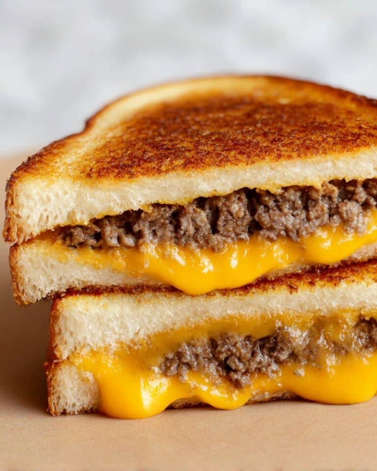 Grilled Cheese Patty Melts Recipe