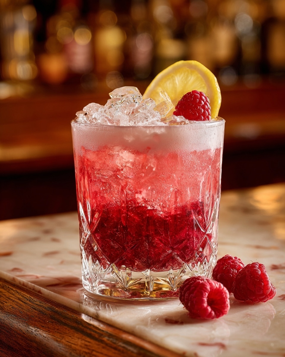 Raspberry Vodka Sour Recipe - Recipe Image