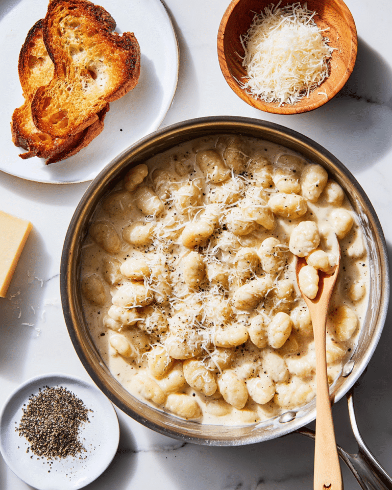 Cacio E Pepe White Beans Skillet Recipe