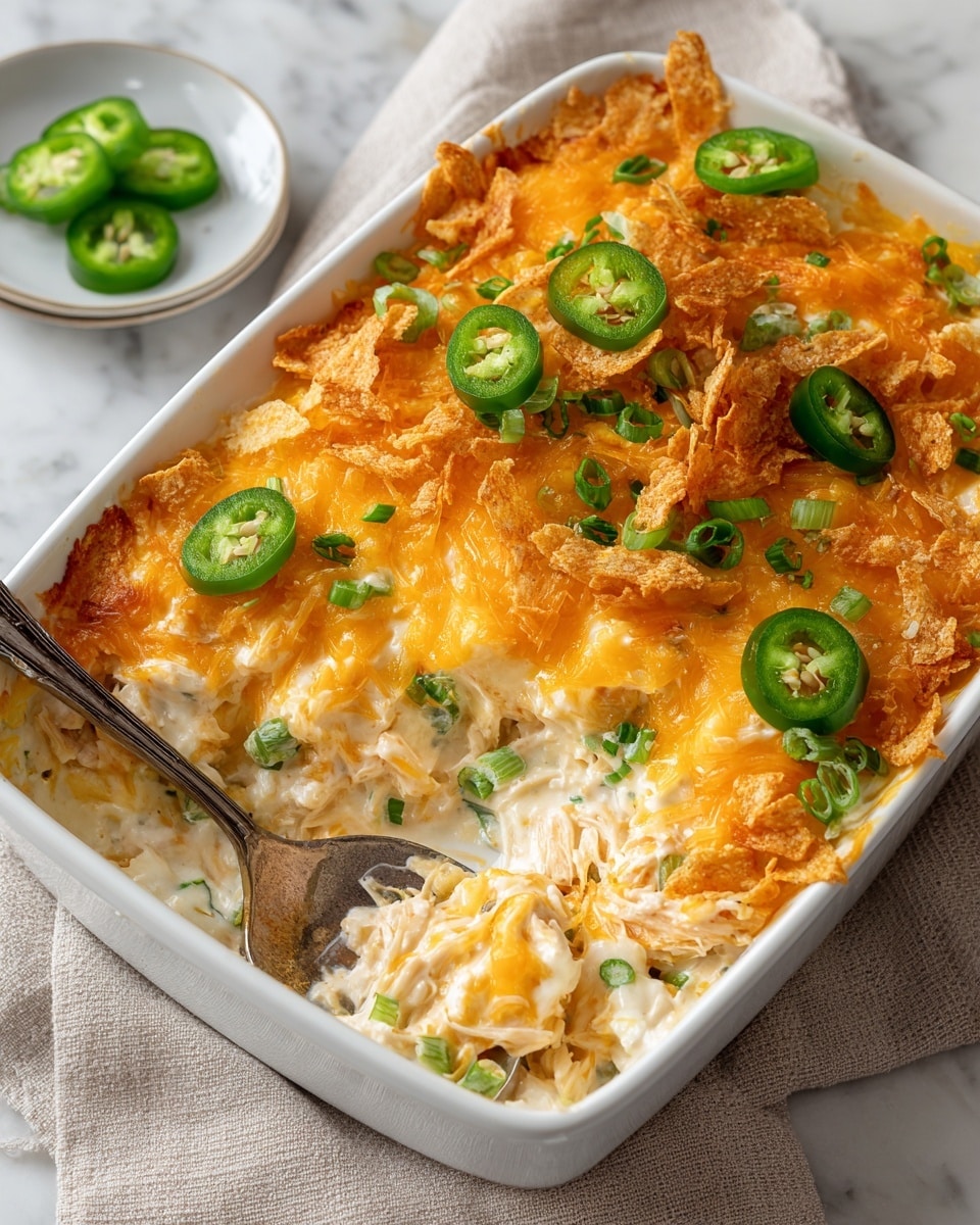 Jalapeño Popper Chicken Casserole Recipe - Recipe Image