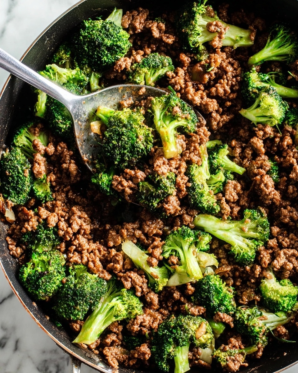 Easy Beef and Broccoli (with Ground Beef) Recipe - Recipe Image