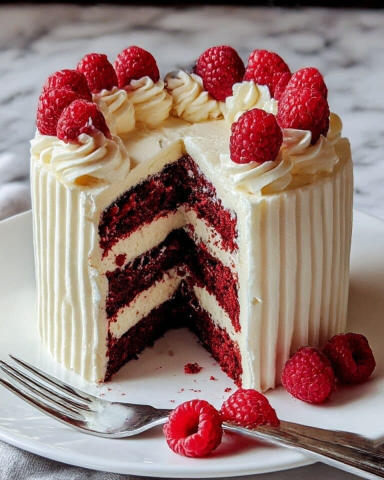 White Chocolate Raspberry Dream Cake Recipe