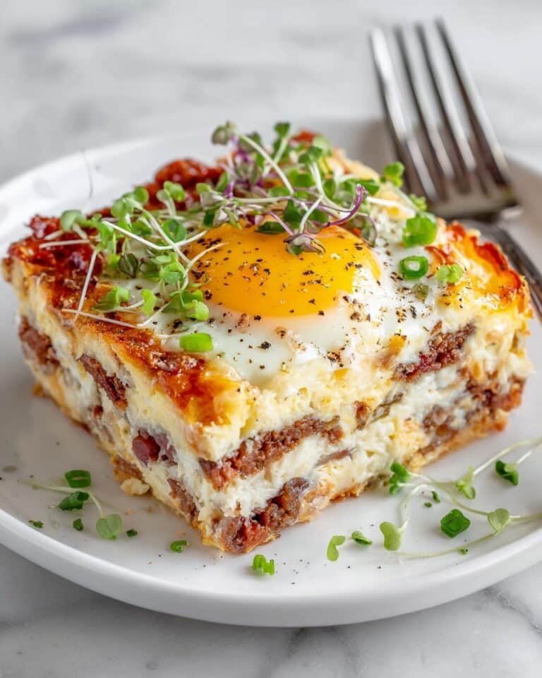 Baked Eggs Napoleon Recipe