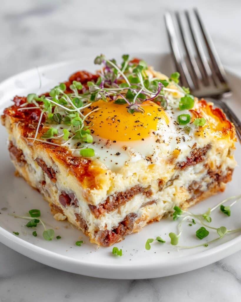 Baked Eggs Napoleon Recipe