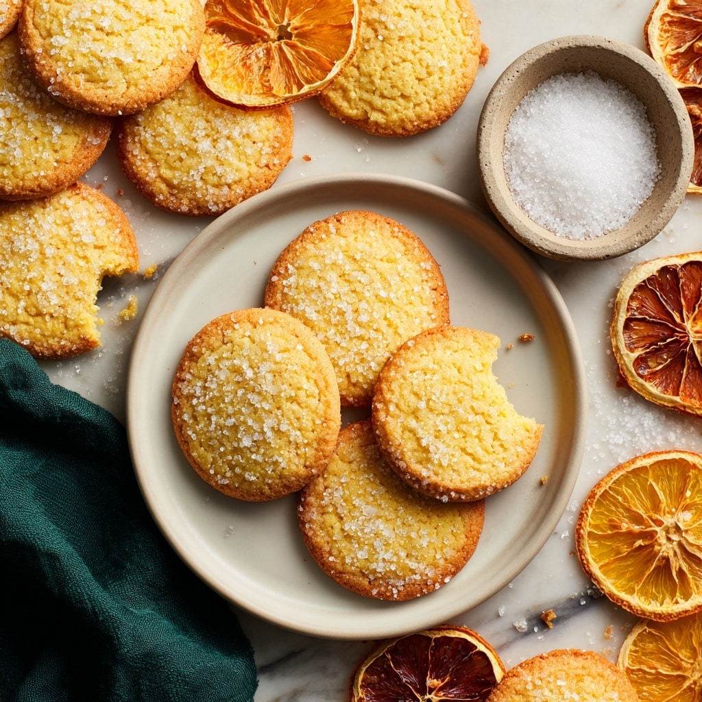 Orange Ginger Cookies with Crystallized Ginger Recipe - Recipe Image